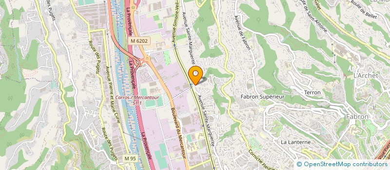 localisation de l'entreprise MONSIEUR MANCINI ALUNNO à NICE