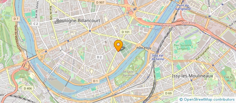 localisation de l'entreprise MONSIEUR MANDA KONATE  BOULOGNE-BILLANCOURT