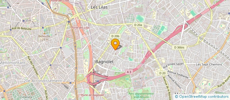 localisation de l'entreprise MONSIEUR MANDEEP SINGH à BAGNOLET