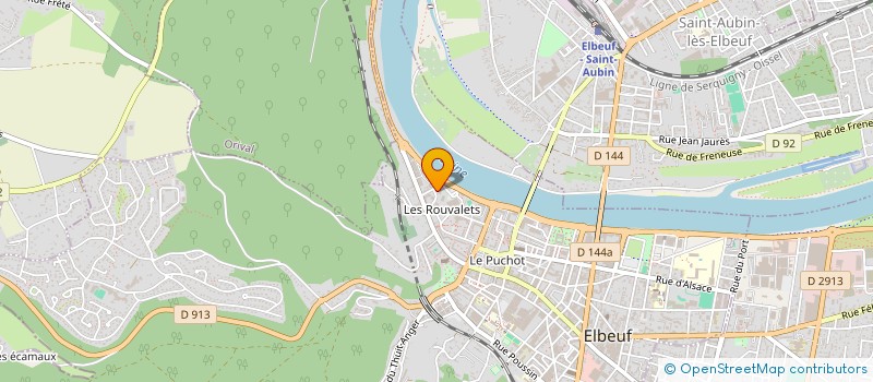 localisation de l'entreprise MONSIEUR MANDIAYE DIAGNE  ELBEUF