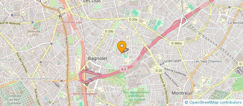 localisation de l'entreprise MONSIEUR MANDICKOU GOUMBALLA à BAGNOLET