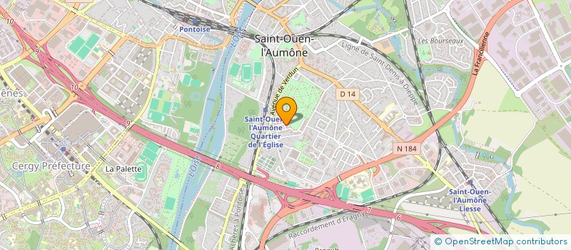 localisation de l'entreprise MONSIEUR MANDIOU DIAKHO à SAINT-OUEN-L'AUMONE