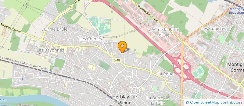 localisation de l'entreprise MONSIEUR MANDJIDI MATHYS à HERBLAY-SUR-SEINE