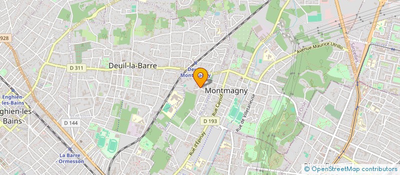 localisation de l'entreprise MONSIEUR MANDJOU CAMARA  MONTMAGNY