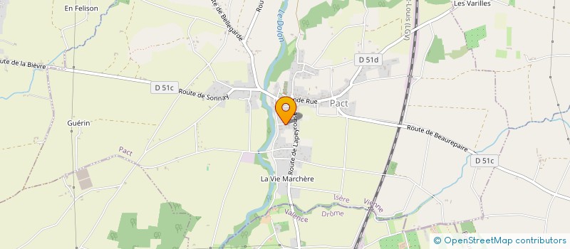 localisation de l'entreprise MONSIEUR MANDRESY RANDRIANASOLO  PACT