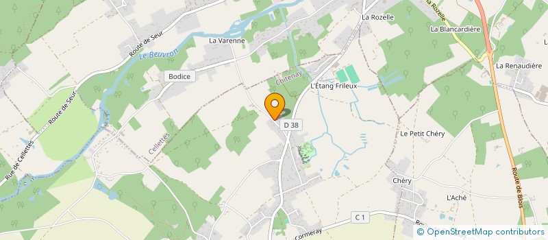 localisation de l'entreprise MONSIEUR MANDSON VEZIN  CHITENAY