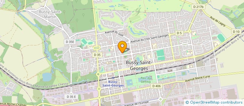 localisation de l'entreprise MONSIEUR MANE SRIDYKHAN  BUSSY-SAINT-GEORGES