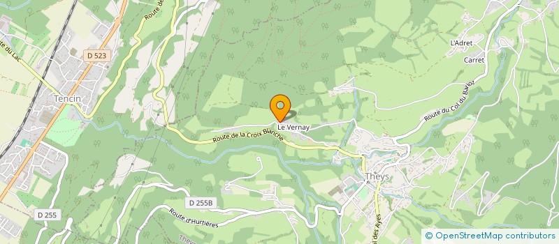 localisation de l'entreprise MONSIEUR MANEL RESSEGAIRE  THEYS