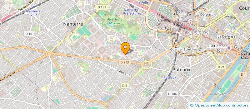 localisation de l'entreprise MONSIEUR MANEL SANON  NANTERRE