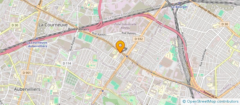 localisation de l'entreprise MONSIEUR MANEL ZAMOR à LA COURNEUVE