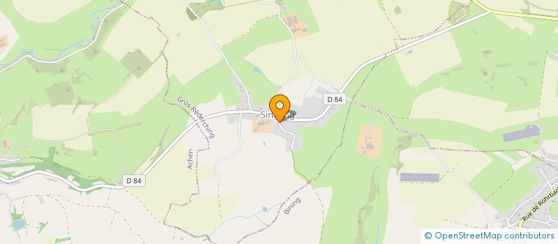 localisation de l'entreprise MONSIEUR MANFRED BECKER  BETTVILLER