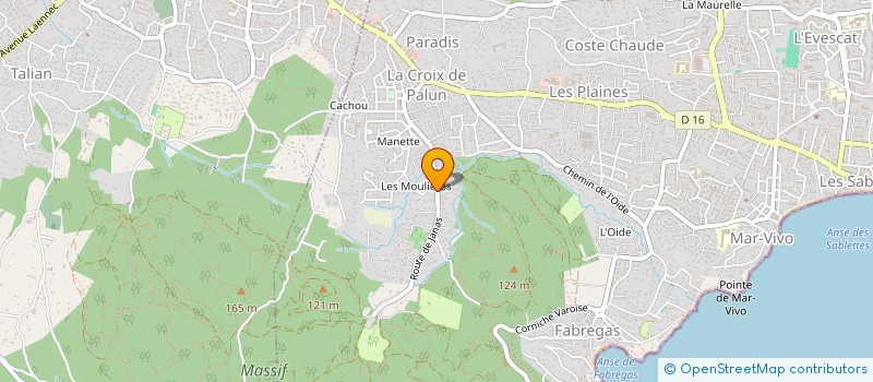 localisation de l'entreprise MONSIEUR MANFRED FRANZ  LA SEYNE-SUR-MER