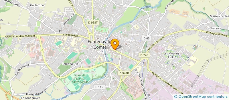 localisation de l'entreprise MONSIEUR MANFRED HAIE  FONTENAY-LE-COMTE