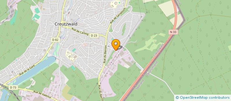 localisation de l'entreprise MONSIEUR MANFRED ILLGER  CREUTZWALD