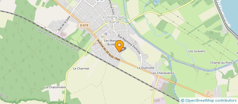 localisation de l'entreprise MONSIEUR MANFRED LI-MARCHETTI  LUSIGNY-SUR-BARSE