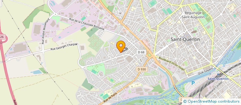 localisation de l'entreprise MONSIEUR MANGANI KWALA à SAINT-QUENTIN