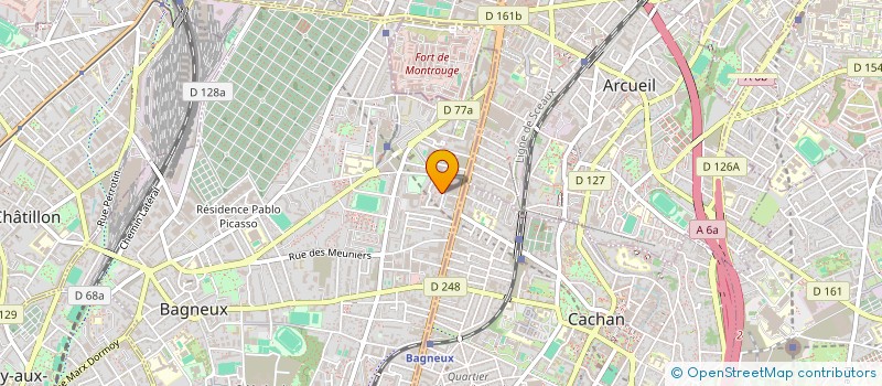 localisation de l'entreprise MONSIEUR MANGONE SALL à BAGNEUX