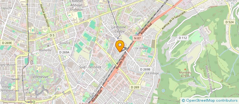 localisation de l'entreprise MONSIEUR MANGUE SOUMAH  SAINT-MARTIN-D'HERES