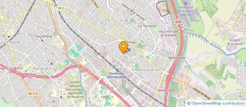 localisation de l'entreprise MONSIEUR MANGUE SOUMAH à TOULOUSE