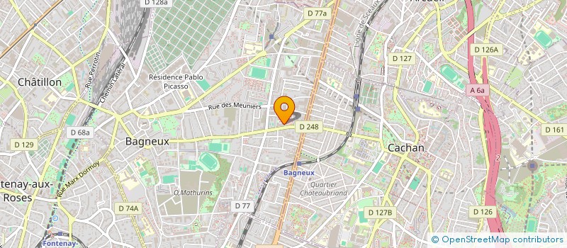 localisation de l'entreprise MONSIEUR MANH NGUYEN à BAGNEUX