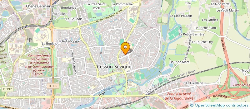 localisation de l'entreprise MONSIEUR MANH QUYNH PHAM  CESSON-SEVIGNE