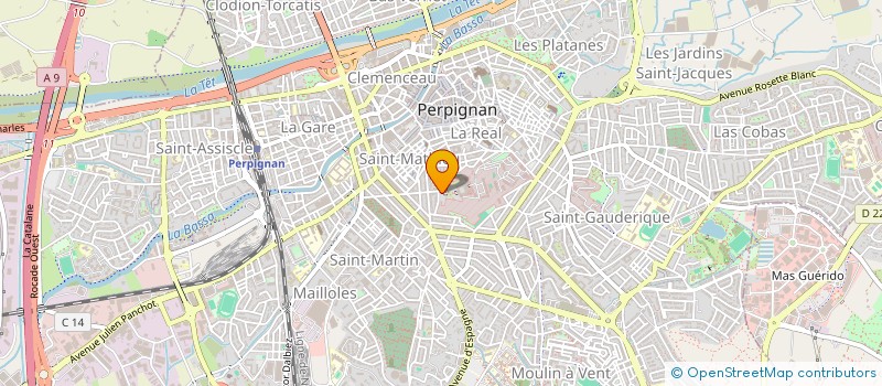 localisation de l'entreprise MONSIEUR MANI MAILHE à PERPIGNAN