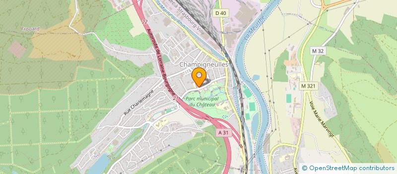 localisation de l'entreprise MONSIEUR MANIHI DOUILLOT  CHAMPIGNEULLES