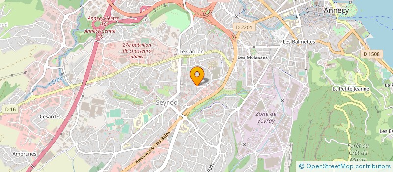 localisation de l'entreprise MONSIEUR MANINDO IN à ANNECY