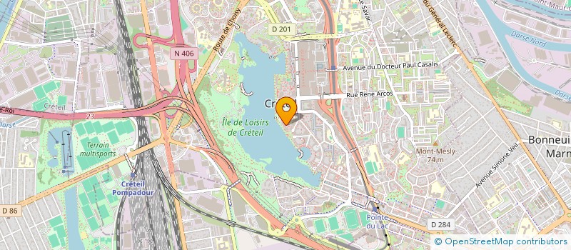 localisation de l'entreprise MONSIEUR MANIS IBRAHIM  CRETEIL