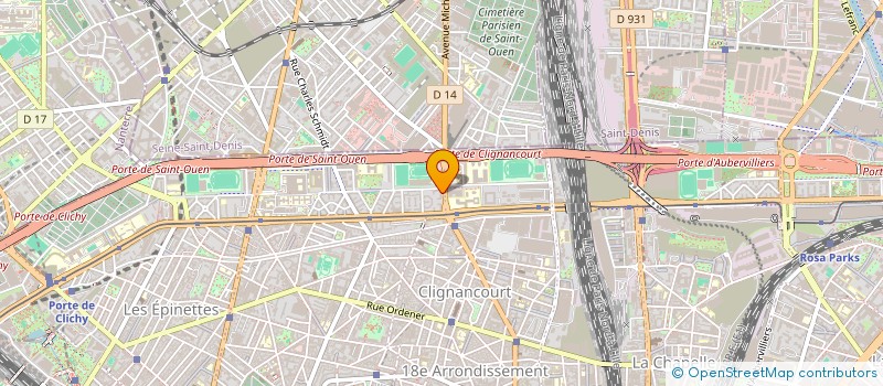 localisation de l'entreprise MONSIEUR MANISKUMAR PATEL  PARIS 18