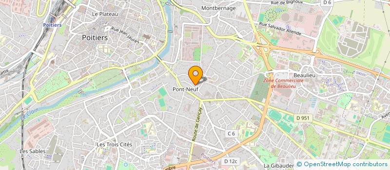 localisation de l'entreprise MONSIEUR MANITRA ANDRIAMANORO  POITIERS