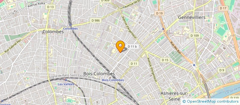 localisation de l'entreprise MONSIEUR MANJINDER SNC à BOIS-COLOMBES