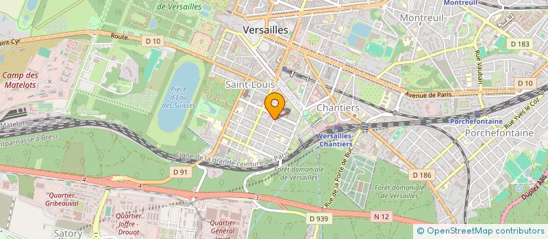 localisation de l'entreprise MONSIEUR MANJIT SINGH à VERSAILLES