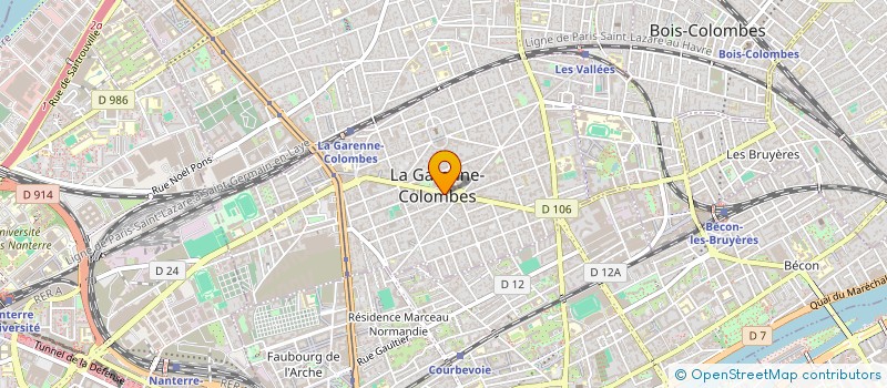 localisation de l'entreprise MONSIEUR MANJU NARAHENPITAGE à LA GARENNE-COLOMBES