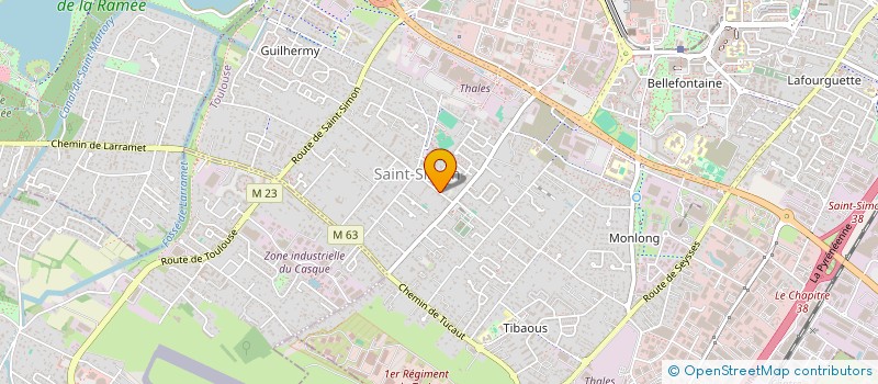 localisation de l'entreprise MONSIEUR MANKA CAMMARA  TOULOUSE