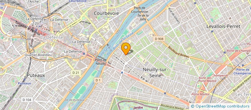 localisation de l'entreprise MONSIEUR MANKAMA DABO à NEUILLY SUR SEINE