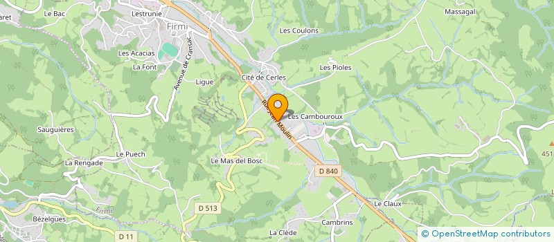 localisation de l'entreprise MONSIEUR MANNY ESPINOS  FIRMI