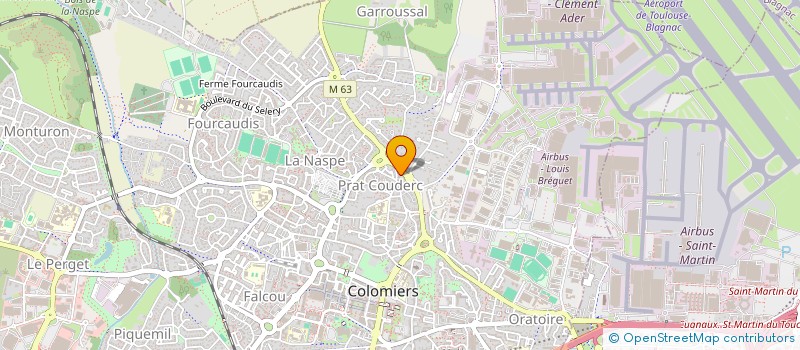 localisation de l'entreprise MONSIEUR MANO BRENAUDIERE à COLOMIERS