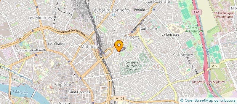localisation de l'entreprise MONSIEUR MANO CATTIER  TOULOUSE