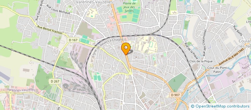 localisation de l'entreprise MONSIEUR MANOA DA COSTA à NEVERS