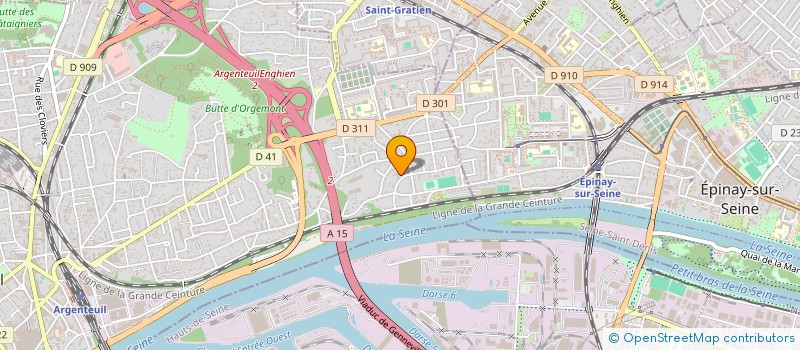 localisation de l'entreprise MONSIEUR MANOAH AIT KHELIFA  ARGENTEUIL