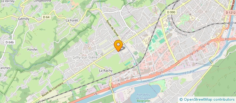 localisation de l'entreprise MONSIEUR MANOAH ARNOUTS  GILLY-SUR-ISERE