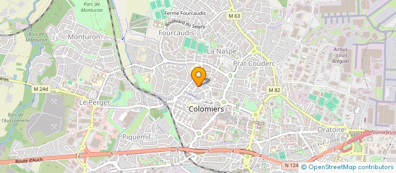 localisation de l'entreprise MONSIEUR MANOAH COSENZA à COLOMIERS