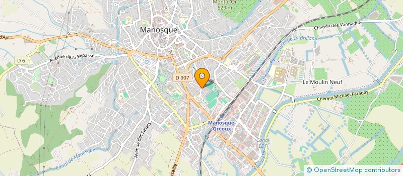 localisation de l'entreprise MONSIEUR MANOAH FRIZZERA  MANOSQUE