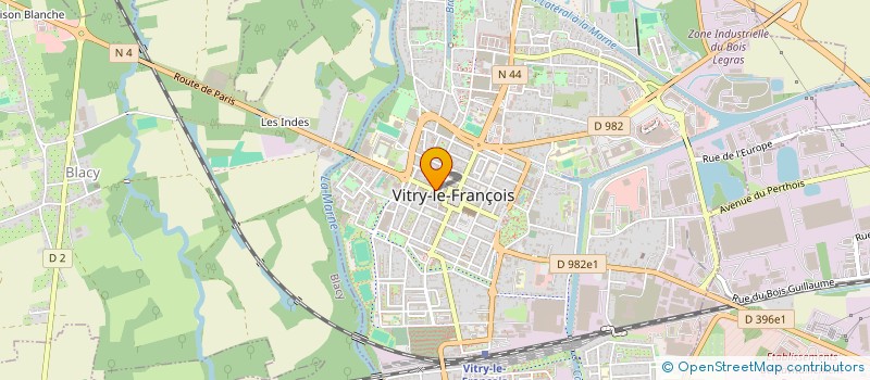 localisation de l'entreprise MONSIEUR MANOEL BRAMANTE  VITRY-LE-FRANCOIS