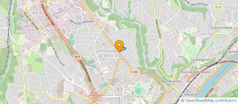 localisation de l'entreprise MONSIEUR MANOEL BRAZ  CHAMPAGNE-AU-MONT-D'OR