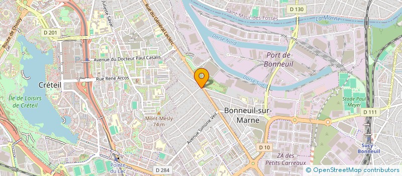 localisation de l'entreprise MONSIEUR MANOEL DE SOUSA  BONNEUIL-SUR-MARNE