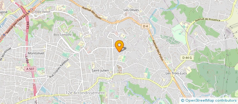 localisation de l'entreprise MONSIEUR MANOEL GALLERON à MARSEILLE
