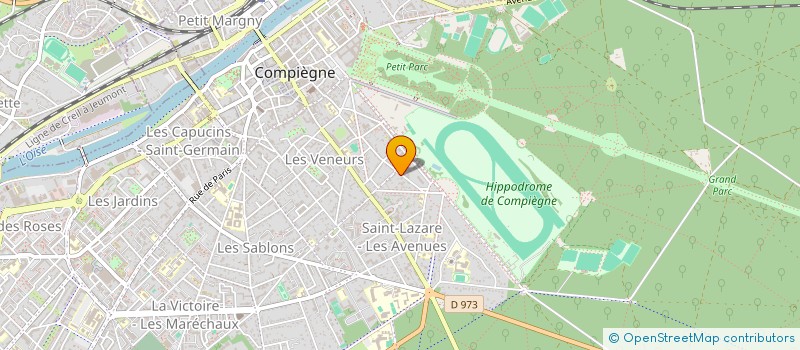 localisation de l'entreprise MONSIEUR MANOEL MIRANDA  COMPIEGNE