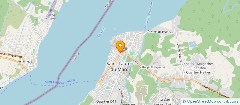 localisation de l'entreprise MONSIEUR MANOEL SILVA VILA NOVA à SAINT-LAURENT-DU-MARONI